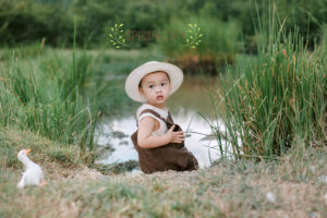 chụp ảnh bé ngoại cảnh