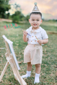 chụp ảnh bé ngoại cảnh